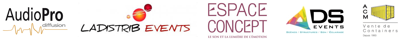 Partners Ekistack Audi Pro, La Distribe, Espace Concept; DS Events